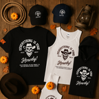 EVERYTHING IS FINE – HOWDY! x AHK | 🤠Wild West Halloween Collection  ( Cap, Hoodie, Tee or Tank)