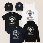 EVERYTHING IS FINE – HOWDY! x AHK | 🤠Wild West Halloween Collection  ( Cap, Hoodie, Tee or Tank)